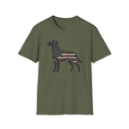 American Flag Labrador T-Shirt