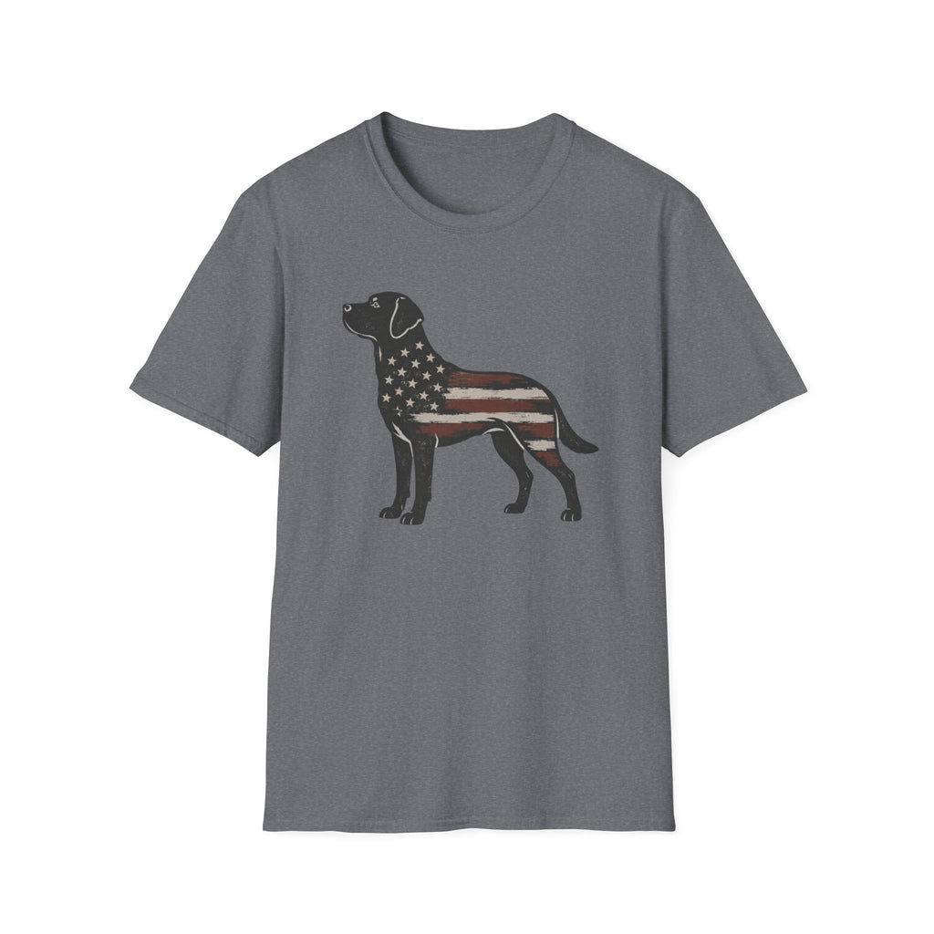 American Flag Labrador T-Shirt