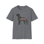 American Flag Labrador T-Shirt