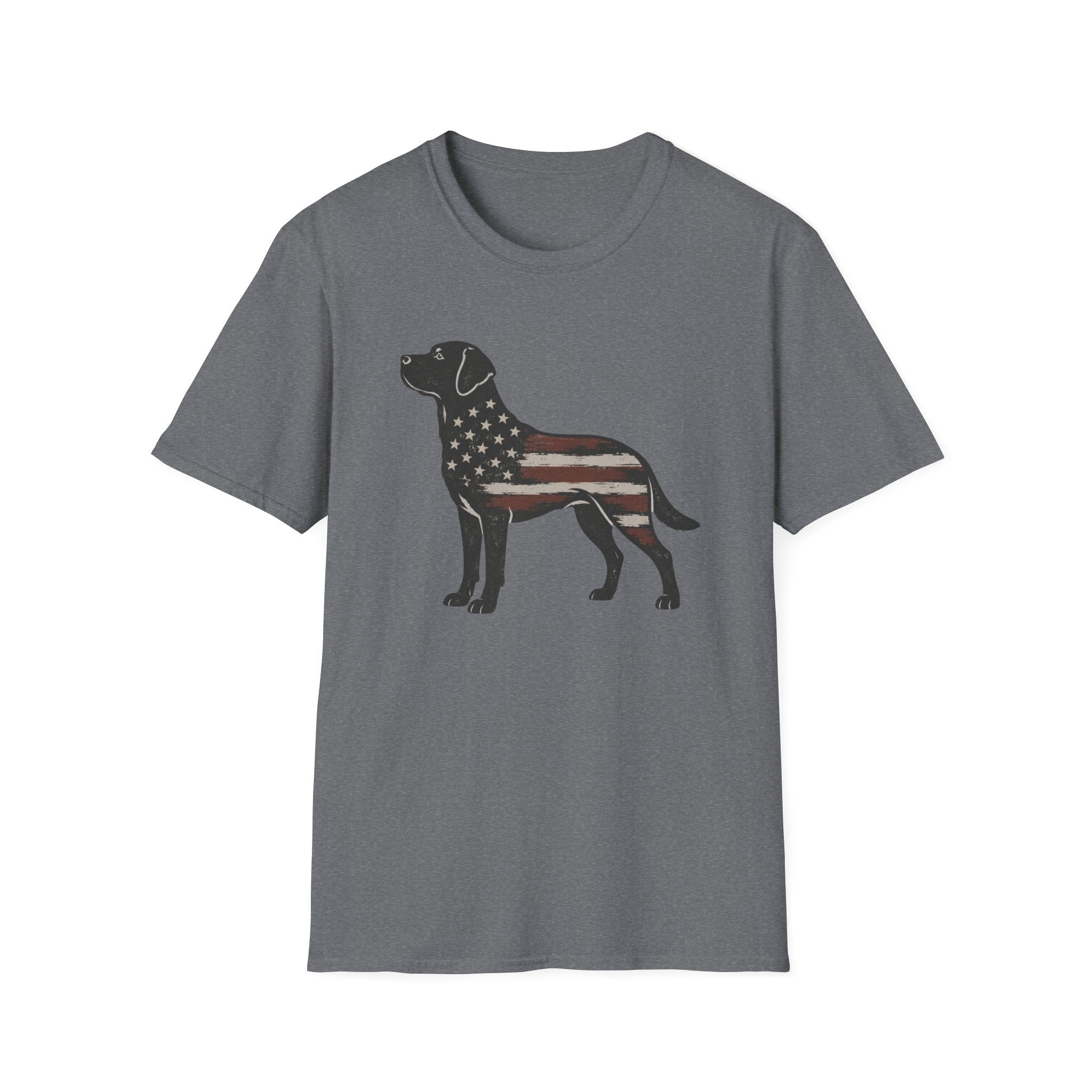 American Flag Labrador T-Shirt