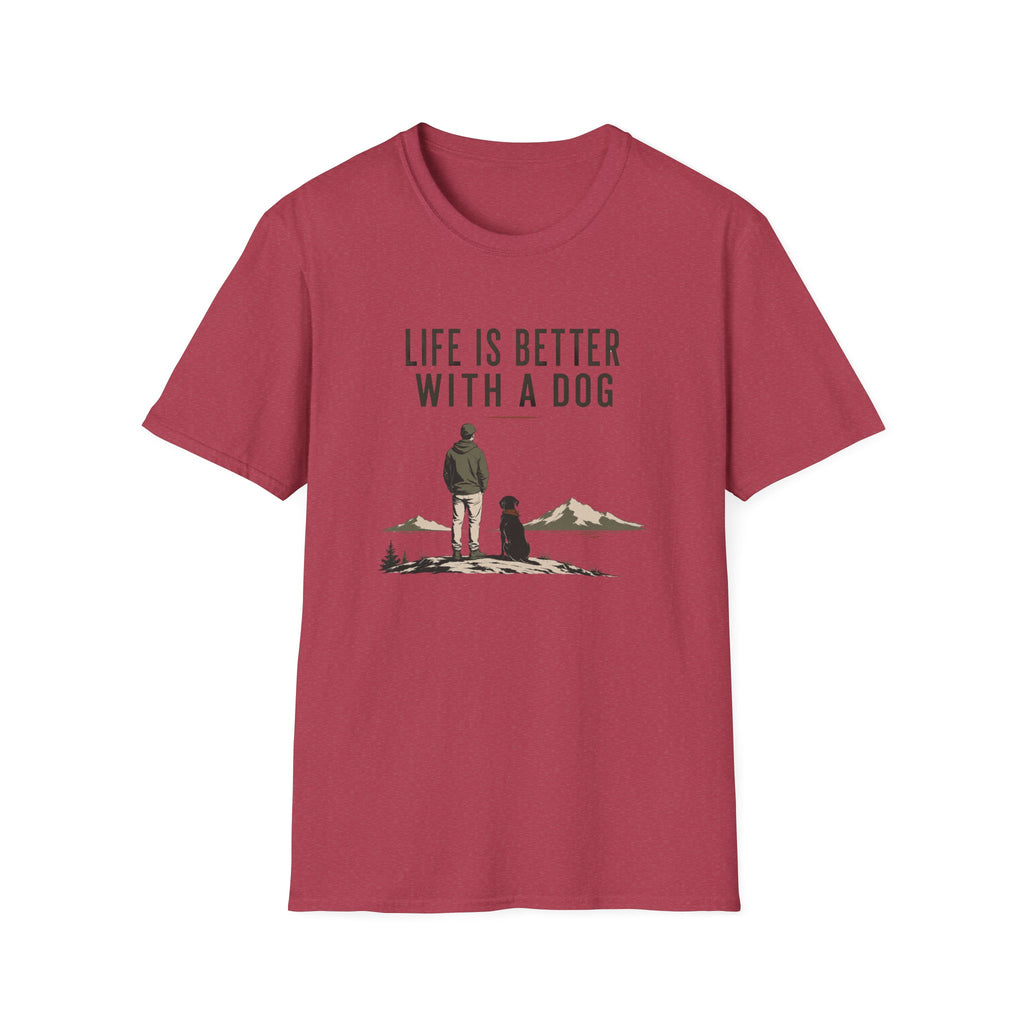 Life Is Better With a Dog T‑Shirt — Dog Lover Graphic Tee