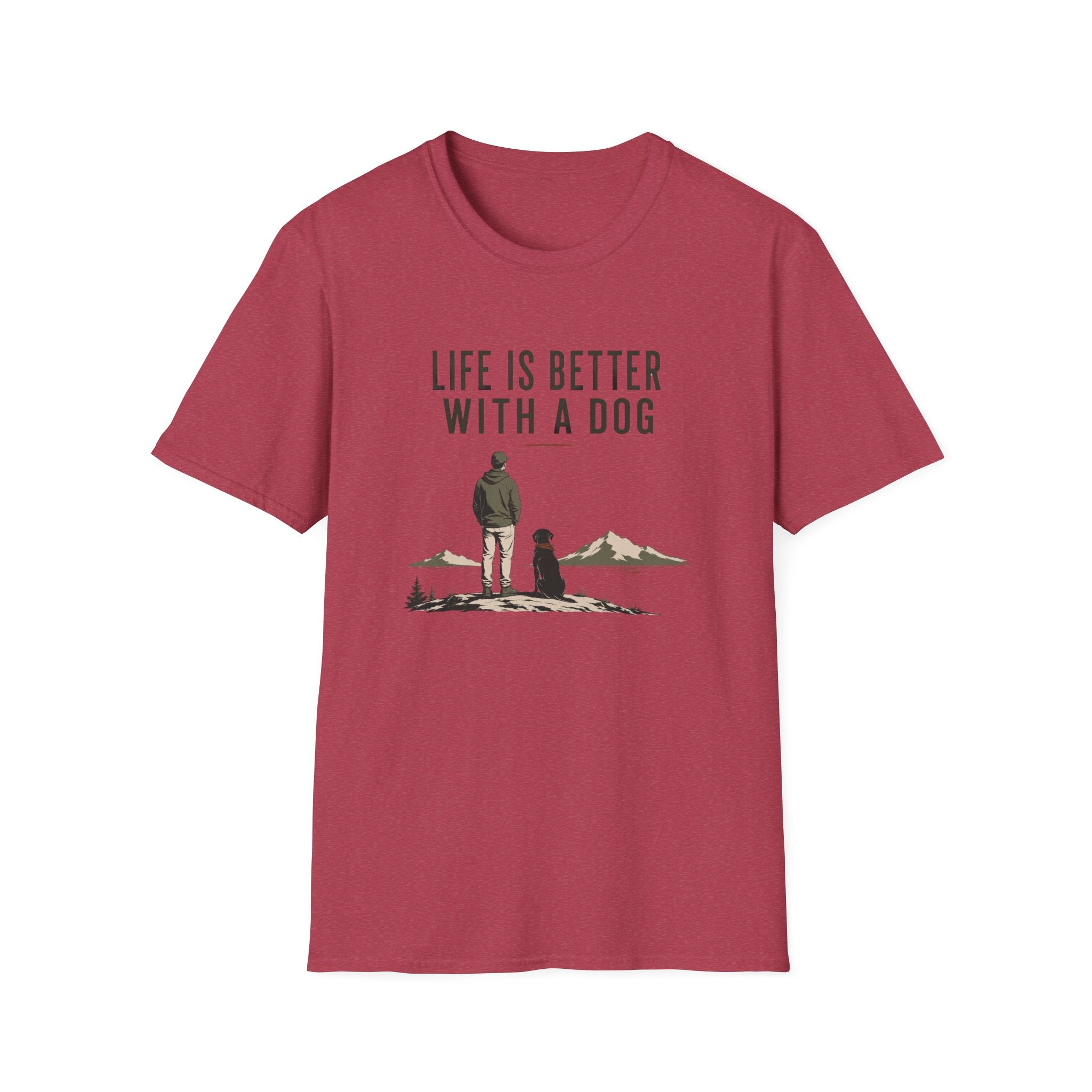 Life Is Better With a Dog T‑Shirt — Dog Lover Graphic Tee