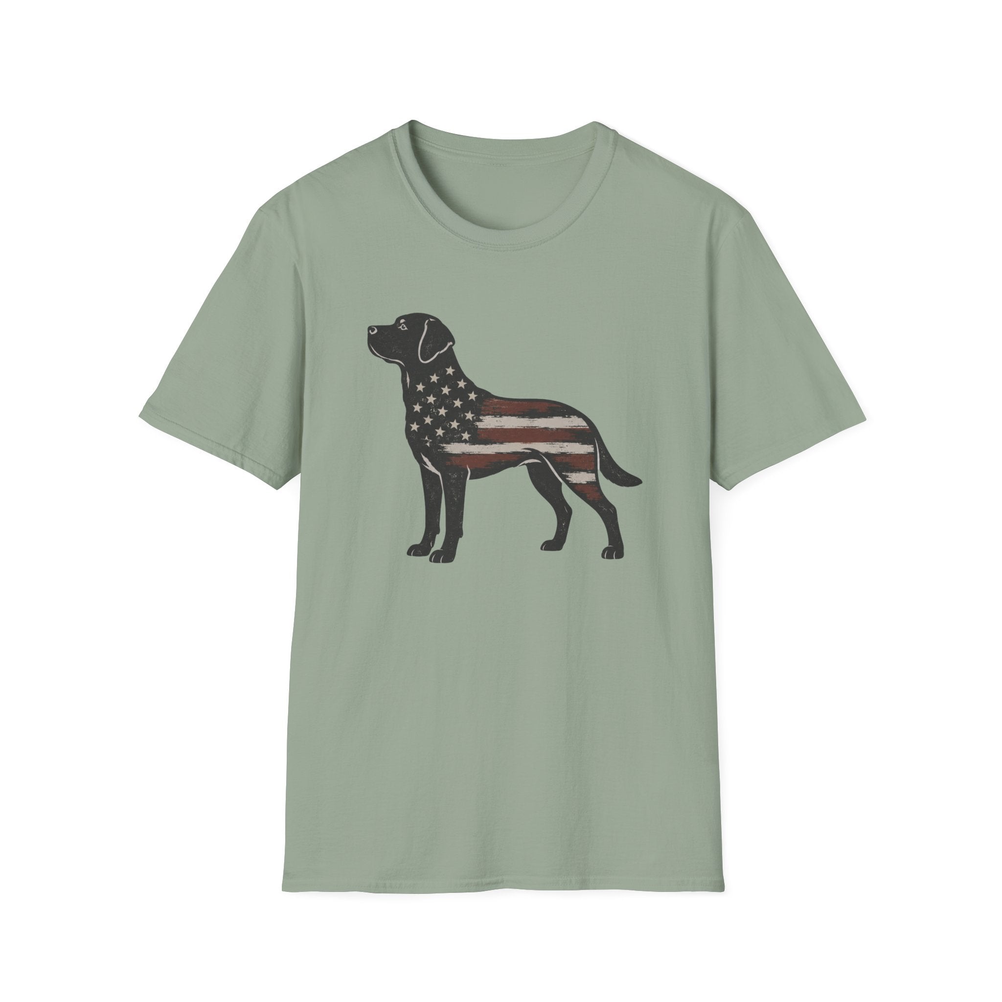 American Flag Labrador T-Shirt
