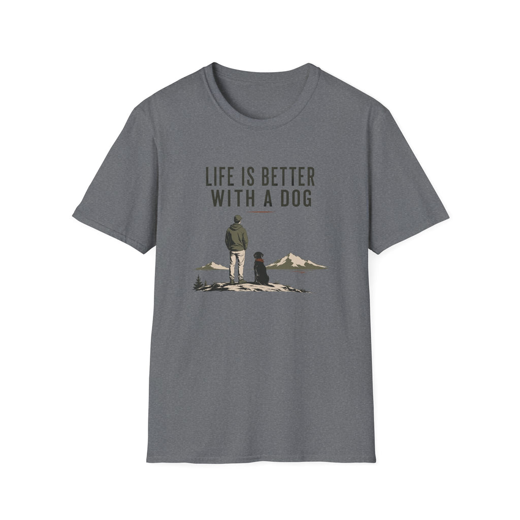 Life Is Better With a Dog T‑Shirt — Dog Lover Graphic Tee