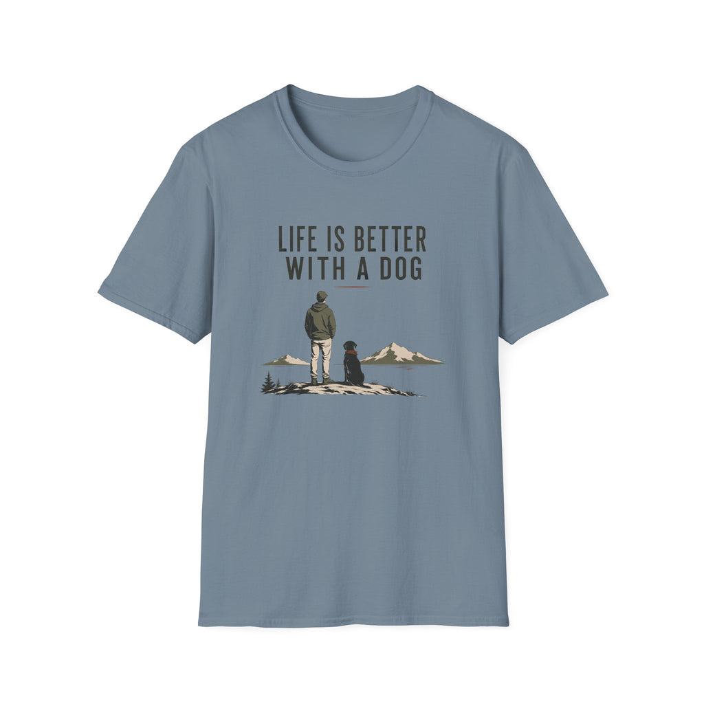 Life Is Better With a Dog T‑Shirt — Dog Lover Graphic Tee