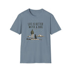 Life Is Better With a Dog T‑Shirt — Dog Lover Graphic Tee