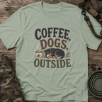 Coffee, Dogs & Cozy Vibes T-Shirt