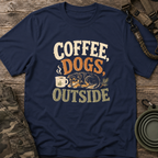 Coffee, Dogs & Cozy Vibes T-Shirt