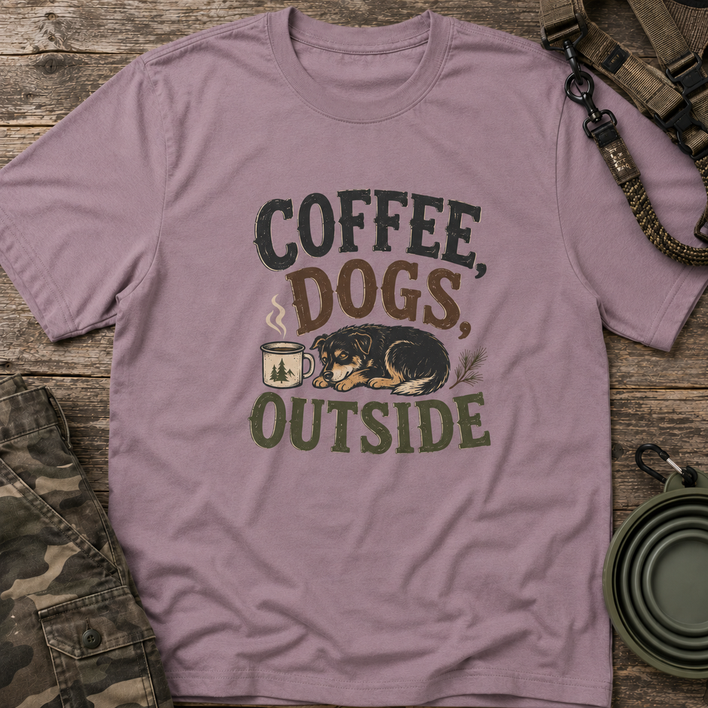 Coffee, Dogs & Cozy Vibes T-Shirt