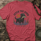 Dog T-Shirt — "Fetch the River" Labrador Graphic Tee