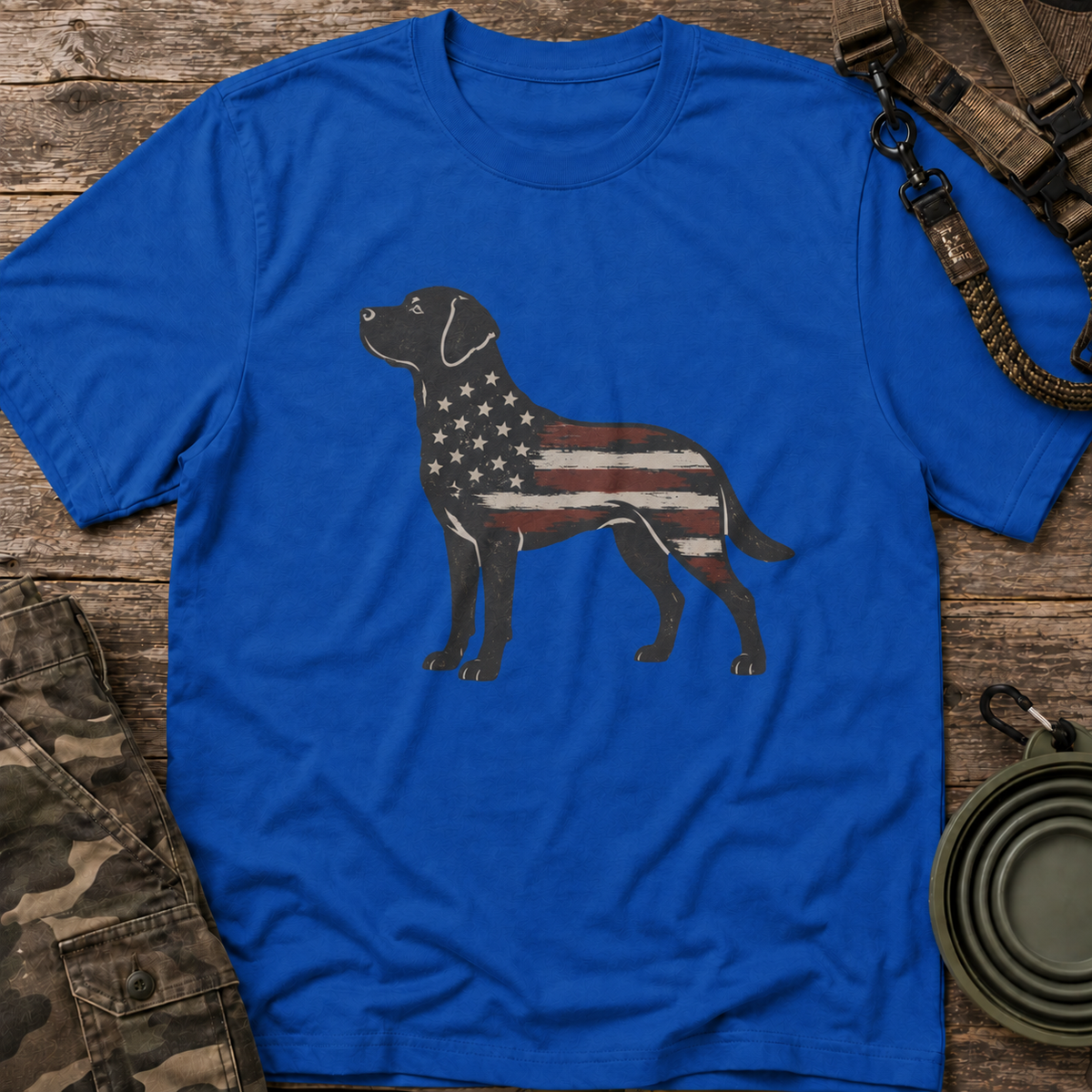 American Flag Labrador