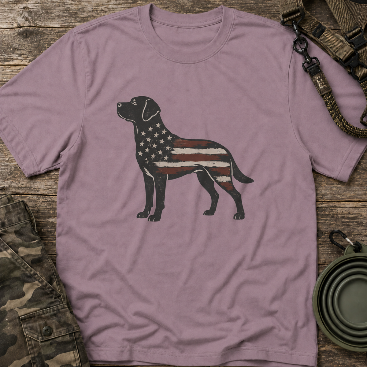 American Flag Labrador