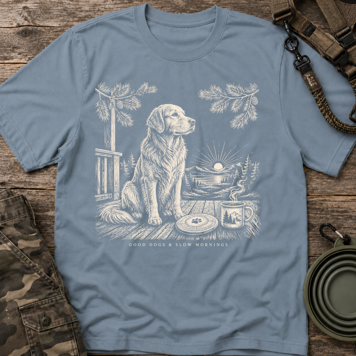 Golden Retriever Sunset