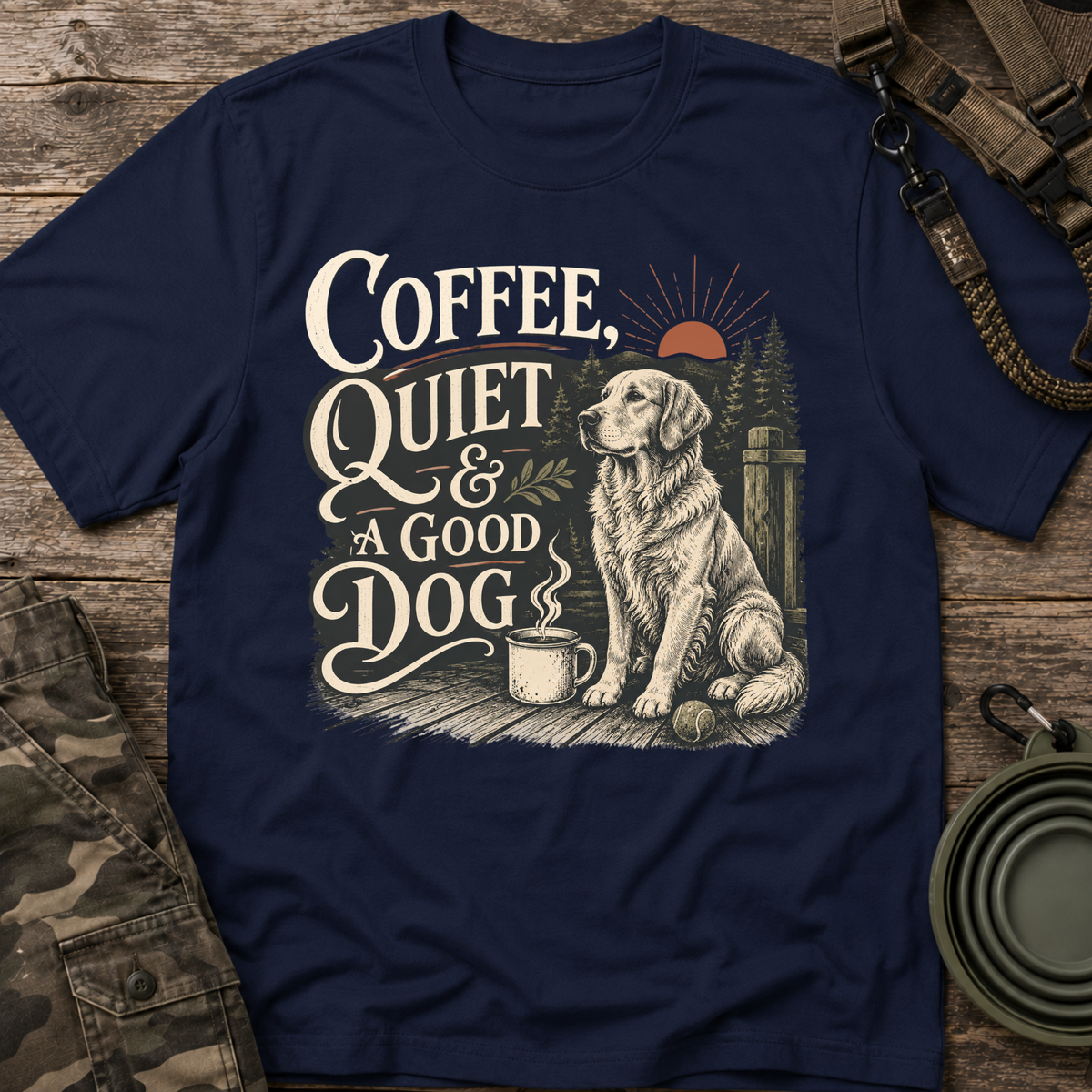 Coffee, Quiet & A Good Dog