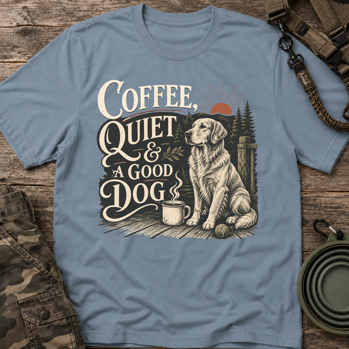 Coffee, Quiet & A Good Dog