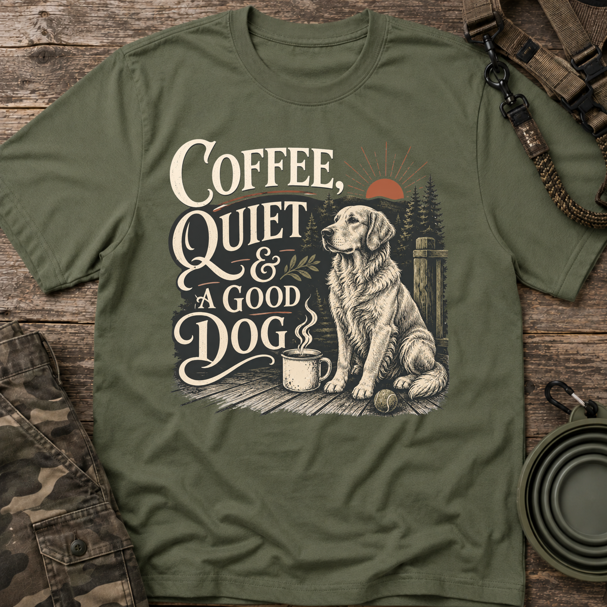 Coffee, Quiet & A Good Dog