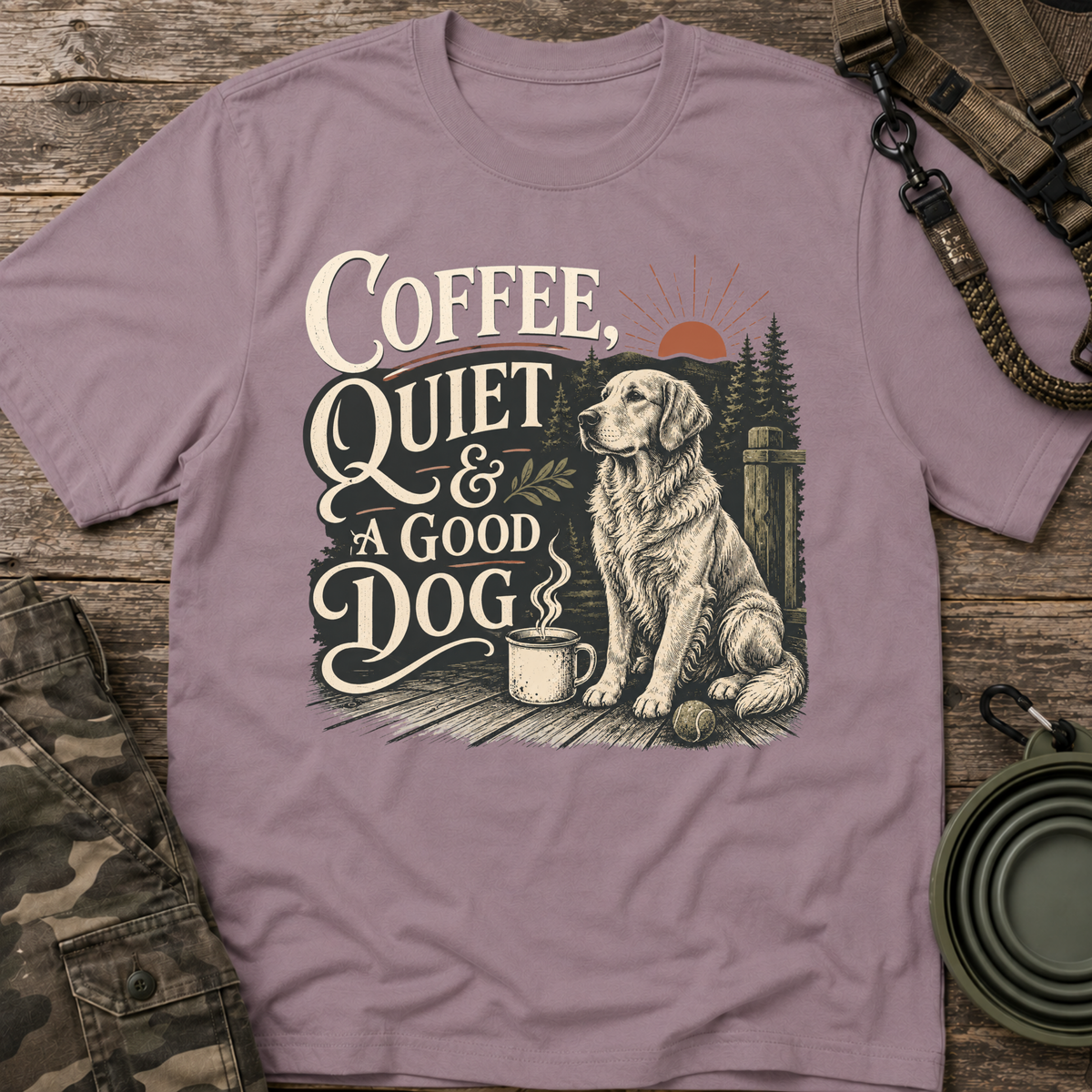 Coffee, Quiet & A Good Dog