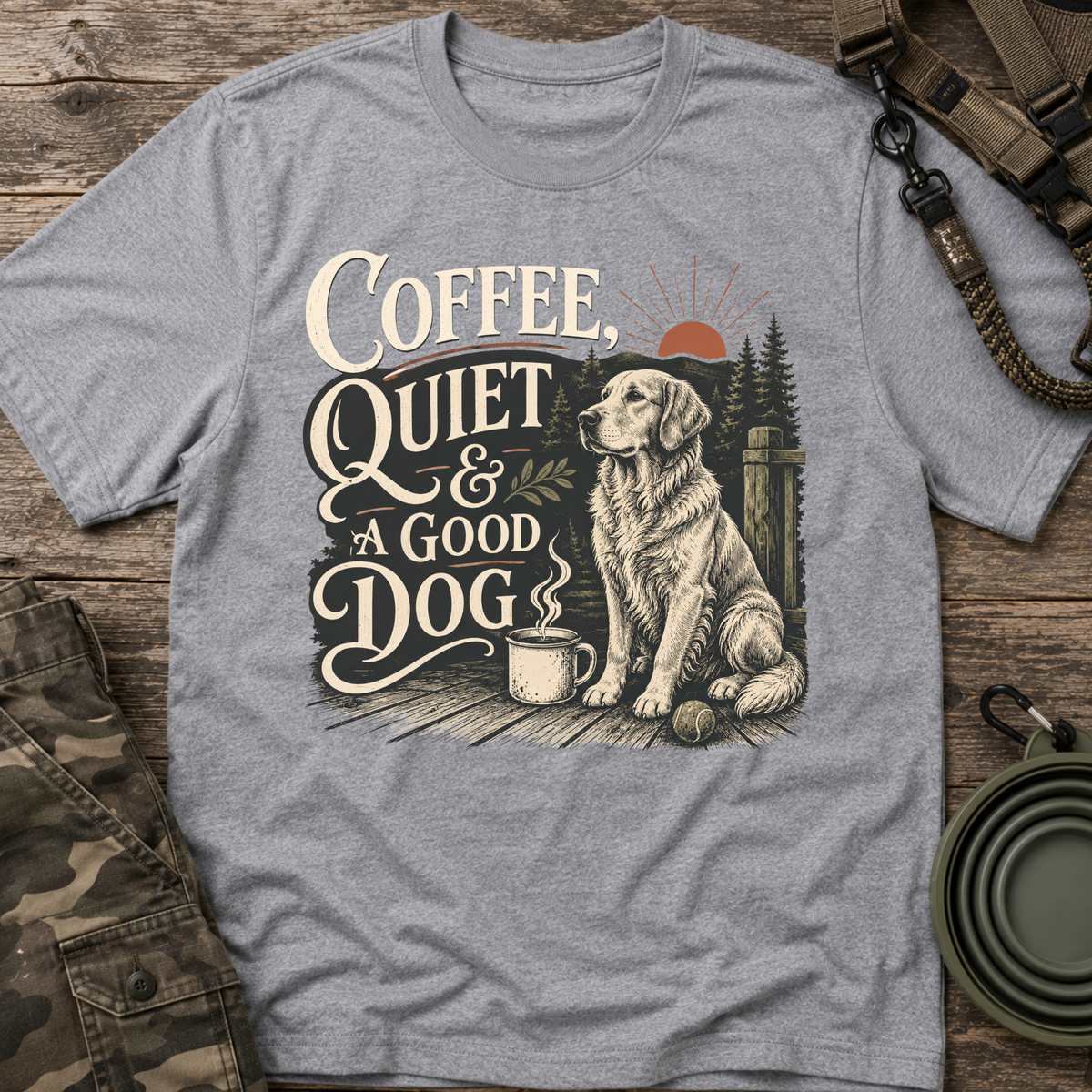 Coffee, Quiet & A Good Dog