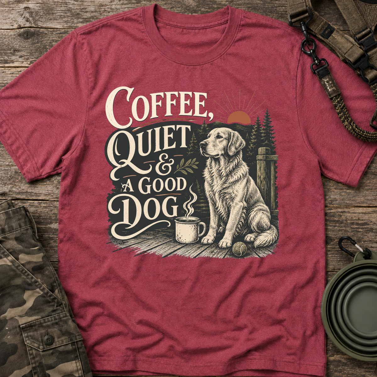 Coffee, Quiet & A Good Dog