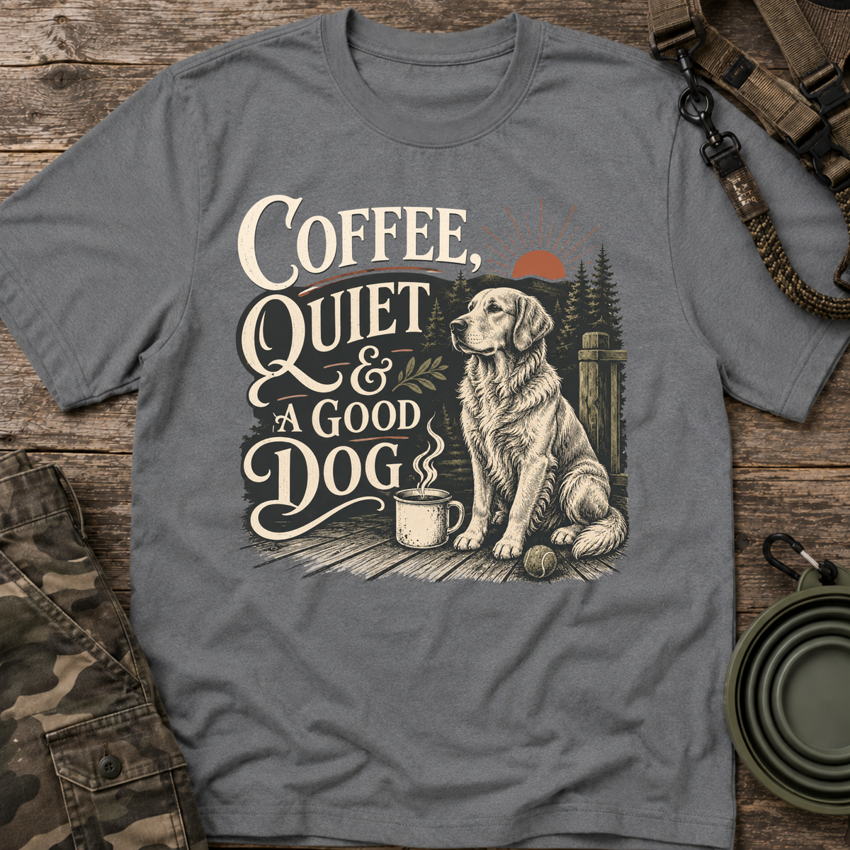 Coffee, Quiet & A Good Dog