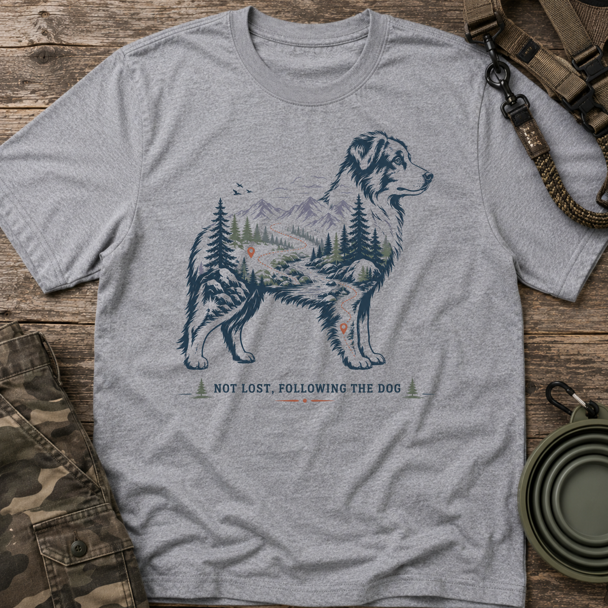 Not Lost, Following the Dog