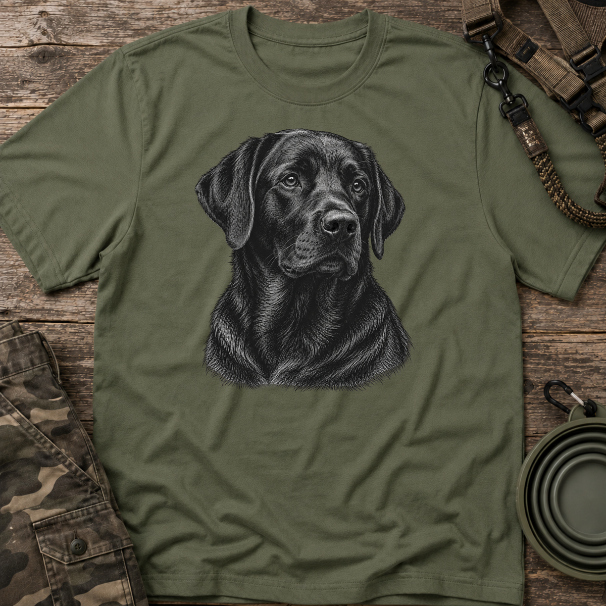 Black Labrador Portrait
