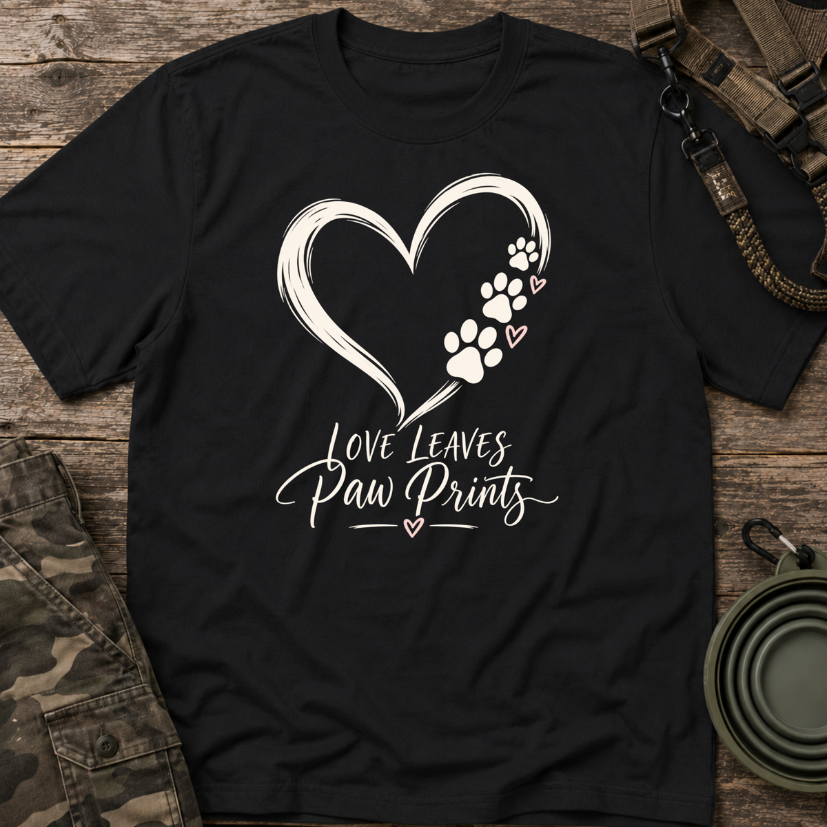 Love Leaves Paw Prints