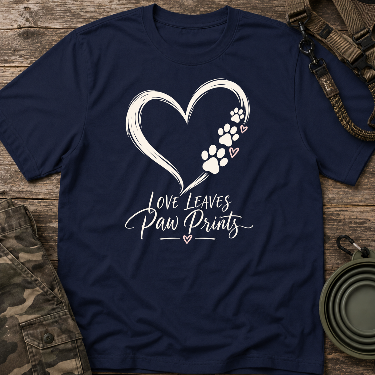 Love Leaves Paw Prints