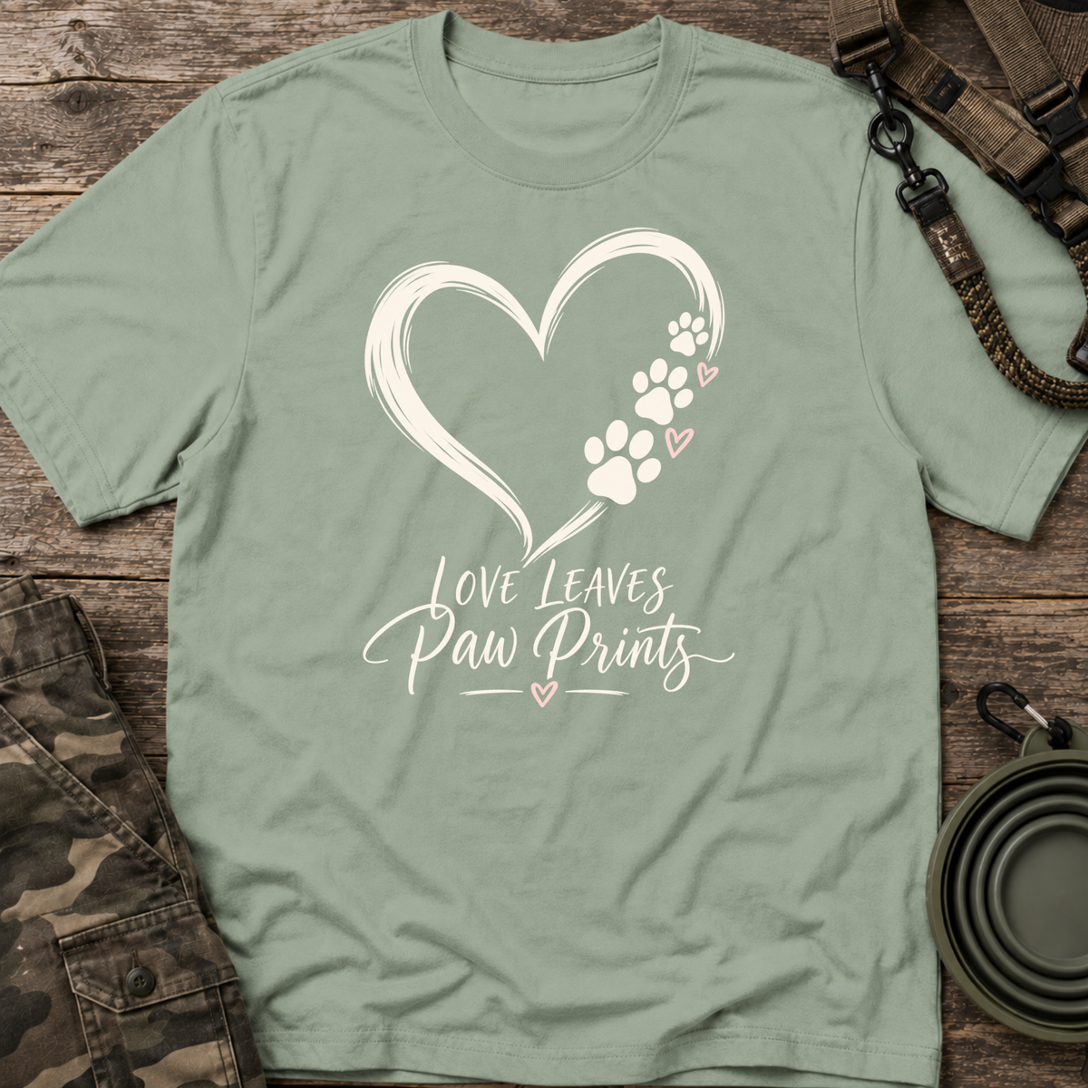 Love Leaves Paw Prints