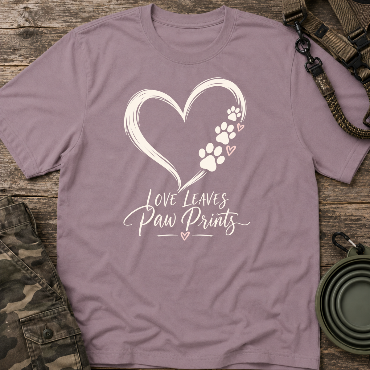 Love Leaves Paw Prints