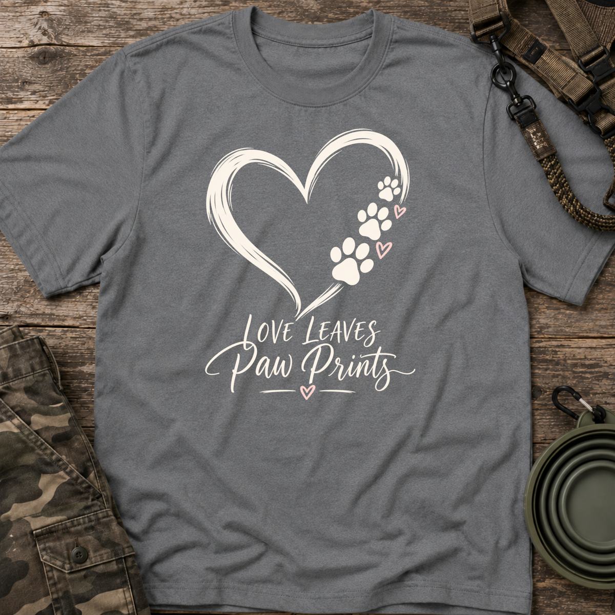 Love Leaves Paw Prints