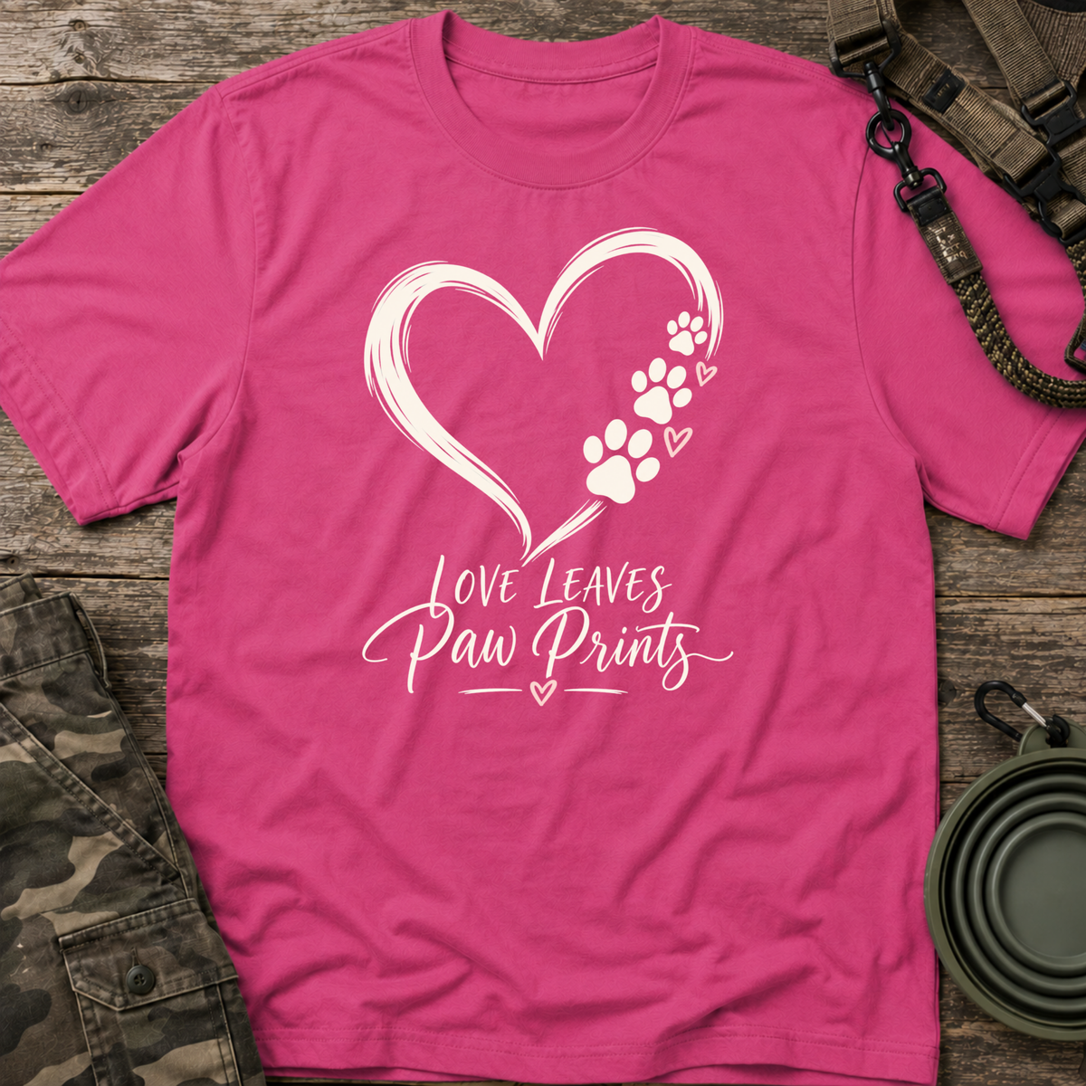 Love Leaves Paw Prints