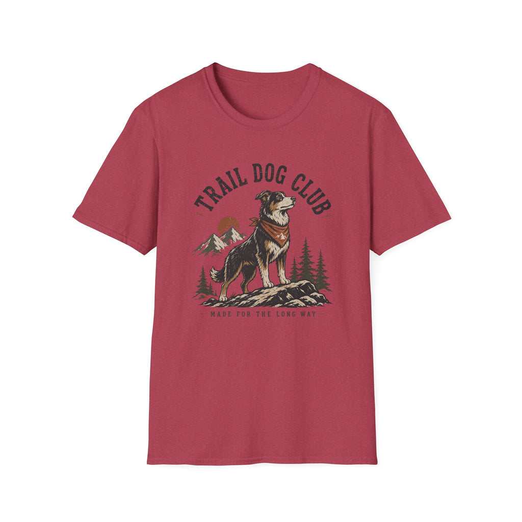 Trail Dog Club T-Shirt — Outdoor Adventure Dog Graphic Tee