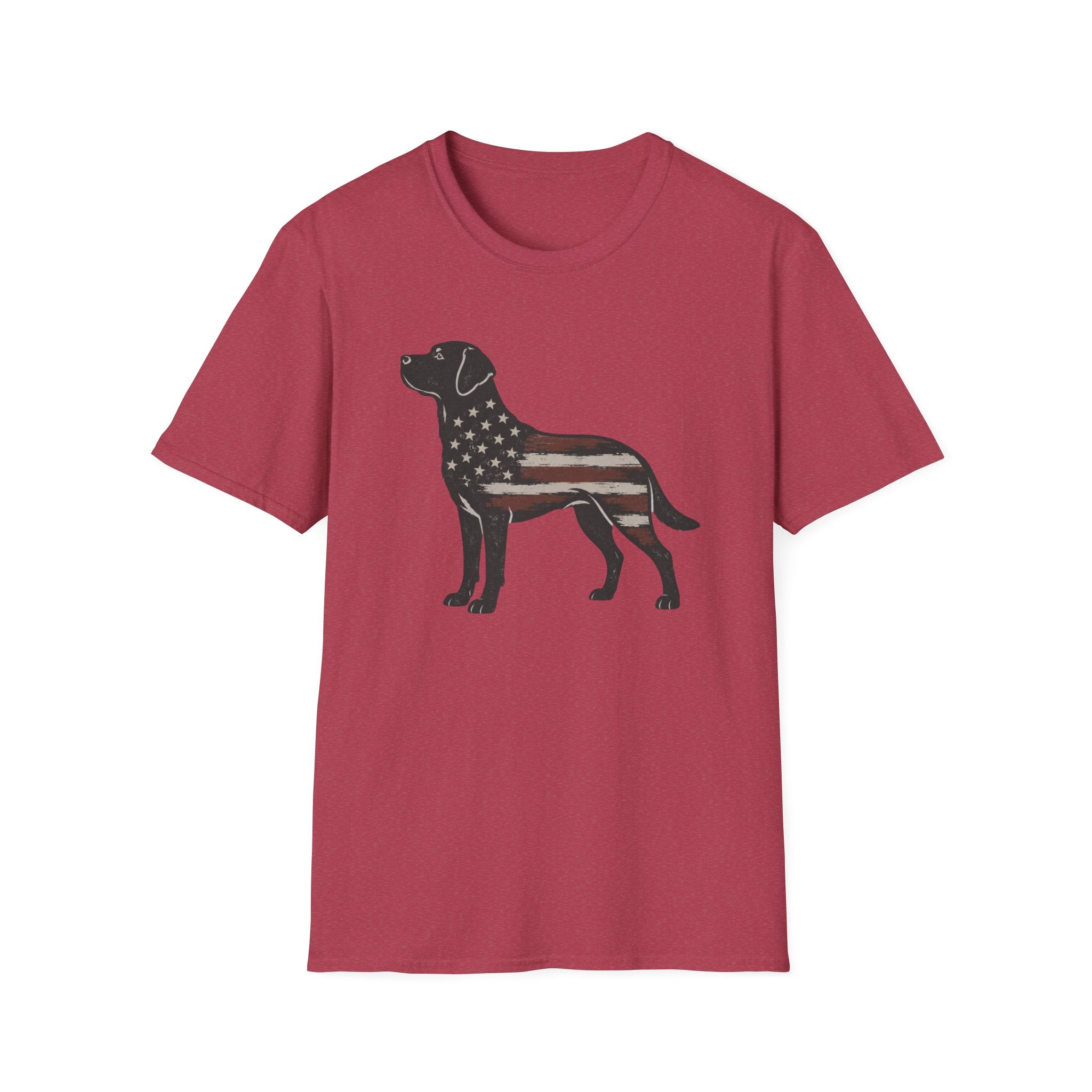 American Flag Labrador T-Shirt