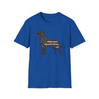 American Flag Labrador T-Shirt