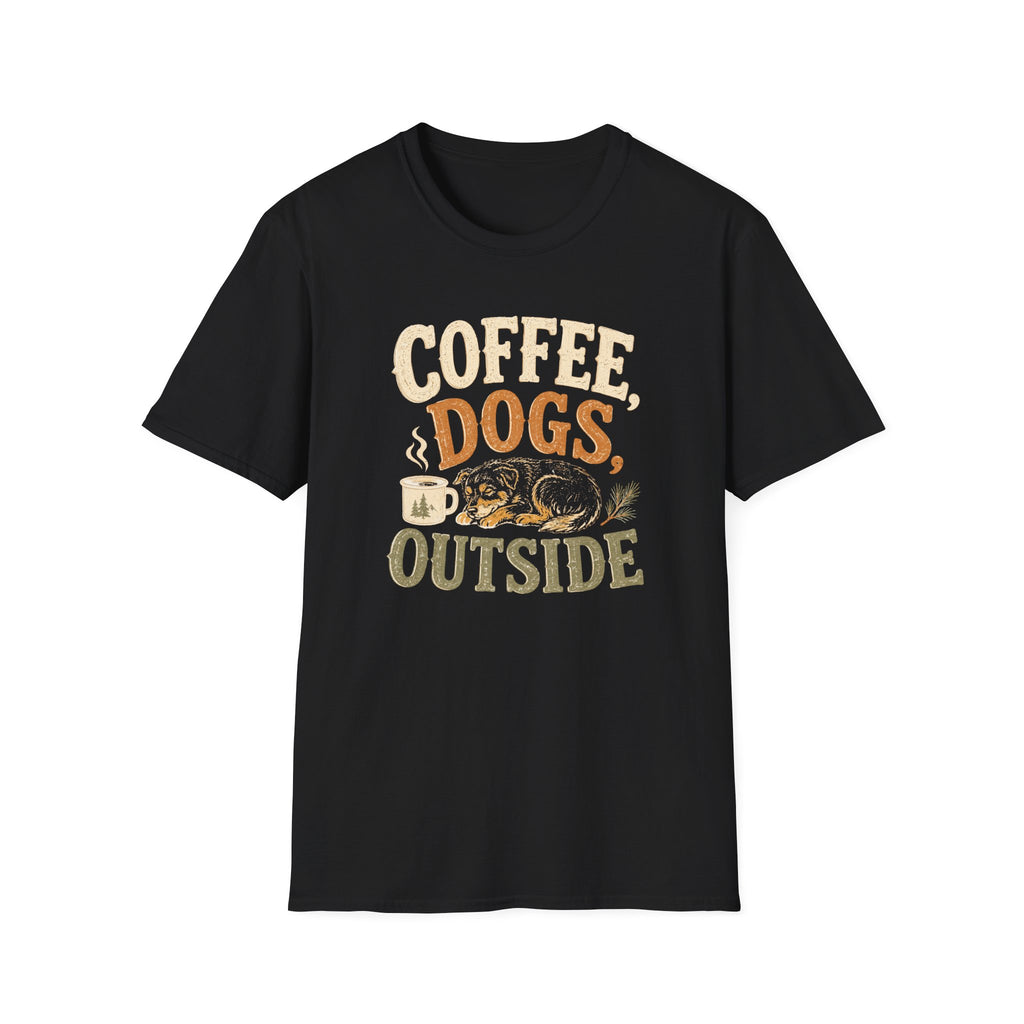 Coffee, Dogs & Cozy Vibes T-Shirt