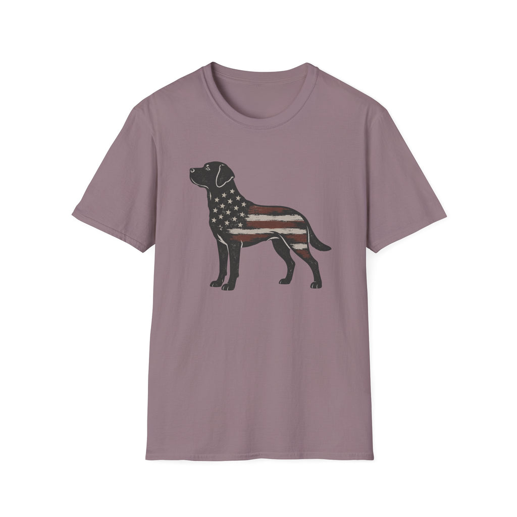 American Flag Labrador T-Shirt