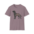 American Flag Labrador T-Shirt
