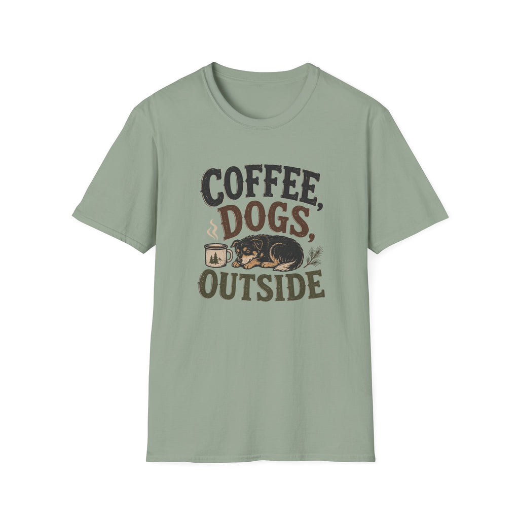 Coffee, Dogs & Cozy Vibes T-Shirt