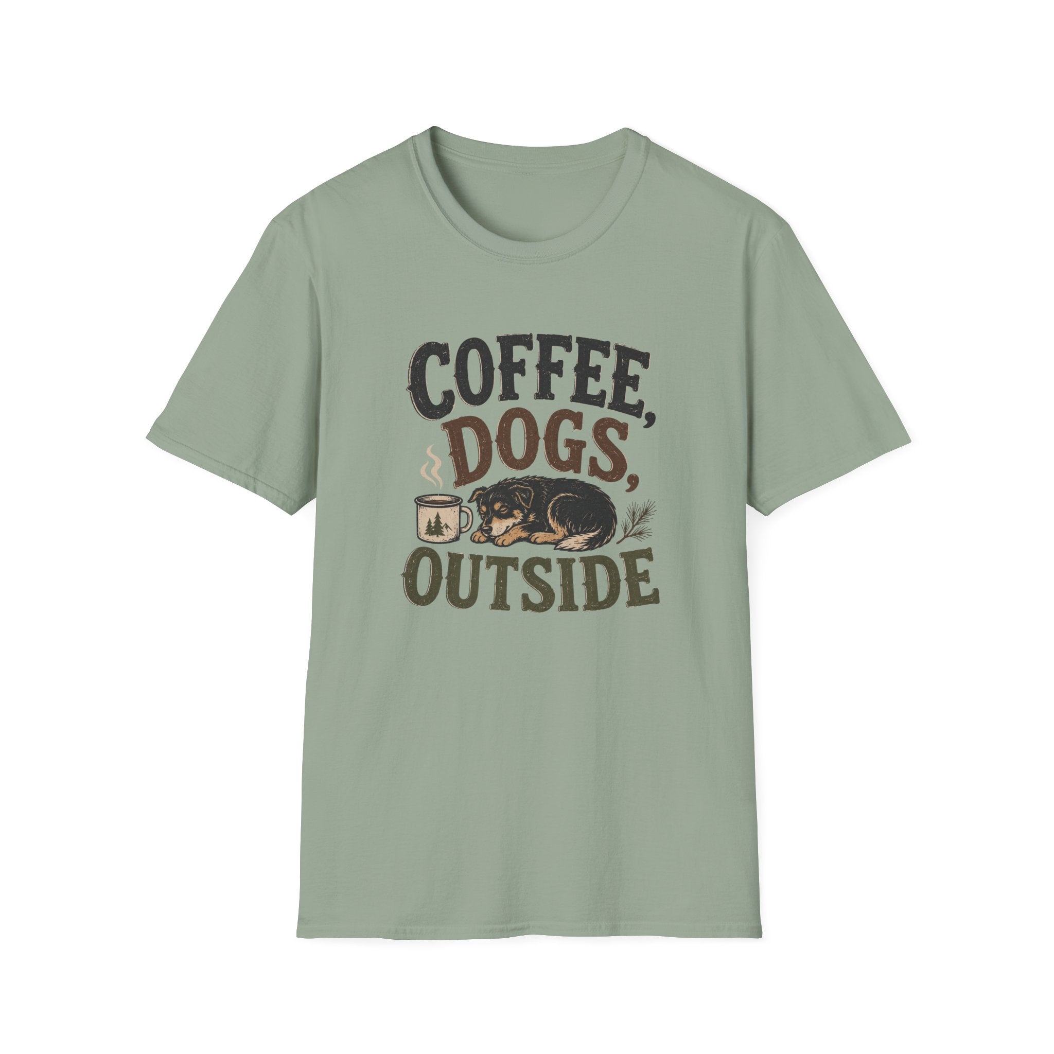 Coffee, Dogs & Cozy Vibes T-Shirt