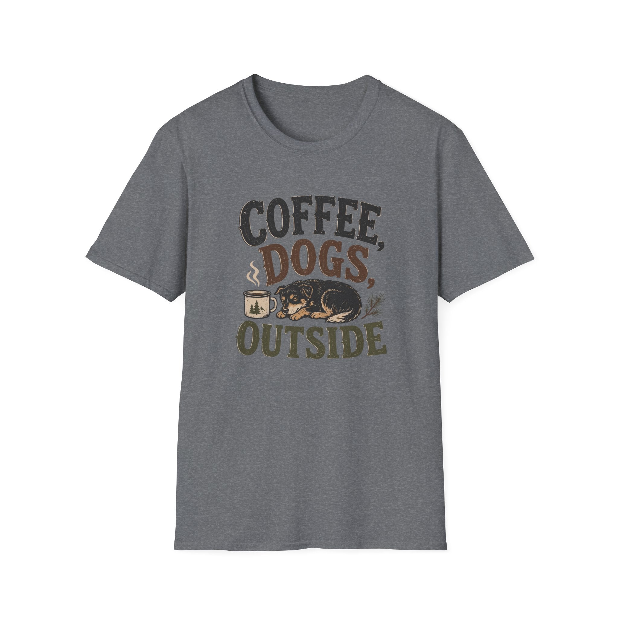 Coffee, Dogs & Cozy Vibes T-Shirt