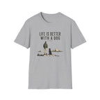 Life Is Better With a Dog T‑Shirt — Dog Lover Graphic Tee