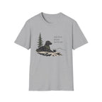 Coffee, Dogs, Outside T‑Shirt — Outdoor Labrador Camping Tee